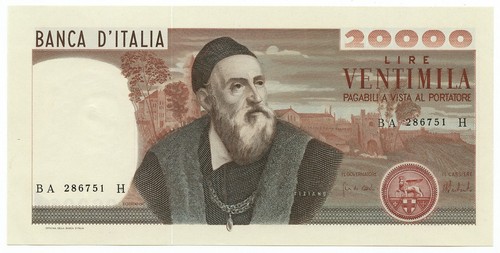 20000 lire banca italia - 20000,