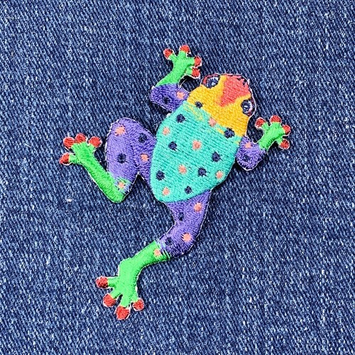 Toppa applique rana albero - toppa,