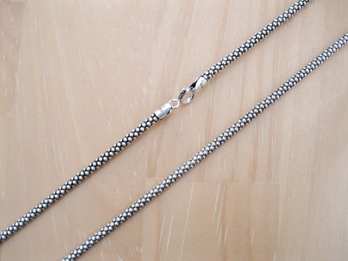 Collana catena popcorn sfere