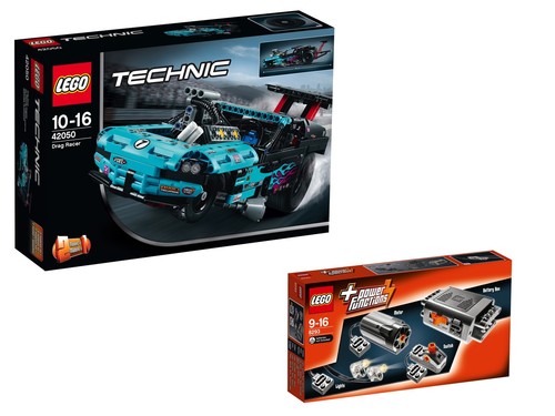 Lego technic 42050 - 42050+8293, drag