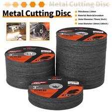 Mini dischi lama taglio metallo sottile 75 mm 3" per smerigliatrice angolare acciaio inox