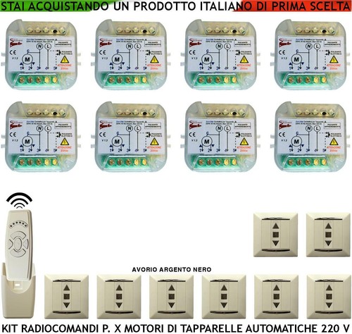 Comando elettrico radio - e, con