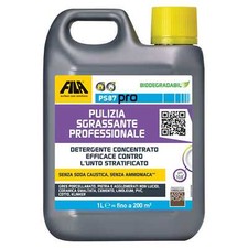 FILA PS87 PRO, Detergente Sgrassatore 5LT 1LT PROFESSIONALE GRES PIETRA