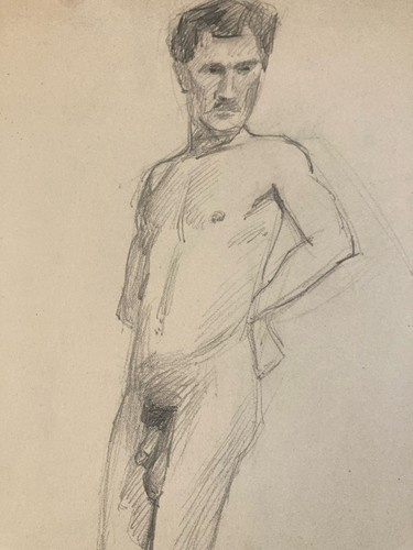 Disegno ritratto 1910 - disegno,
