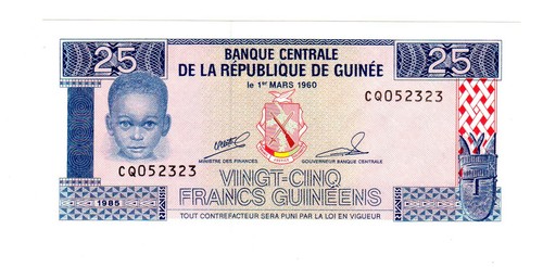 Guinea bilet franchi - guinea,