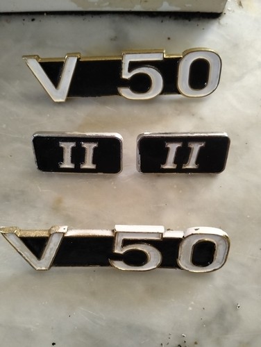 Moto guzzi v50 emblemi - v50, ii