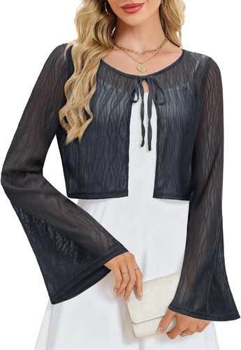 Cardigan donna pizzo - cardigan,