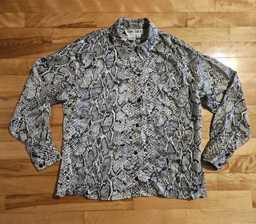 Silk blouse 100 - blouse, snake