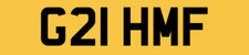 TARGA PRIVATA GRAHAM G21 HMF