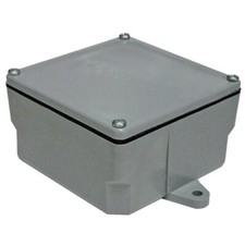 Cantex Electrical Box, 864.0 cu. in., Surface Mount, 6 Gang, PVC