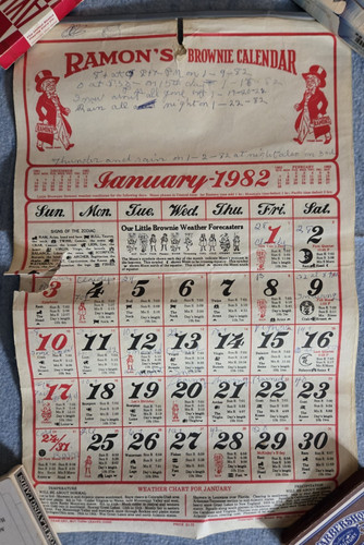 Calendario ramon brownie - calendario, ramon's