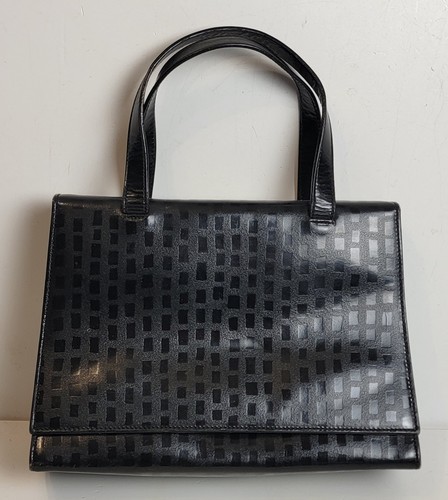 Borsa sera pelle nera - in,