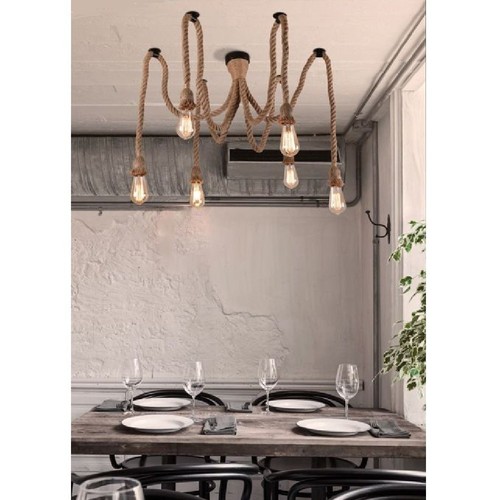 Lampadario ragno sospensione - lampadario,