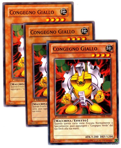 Set carte congegno giallo - 3,