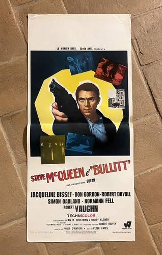 Bullit locandina steve mcqueen - bullit,
