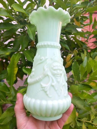 Vaso decorazione mascheroni - vaso,