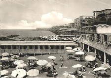 do357 cartolina portici, bagni lido dorato,provincia di napoli