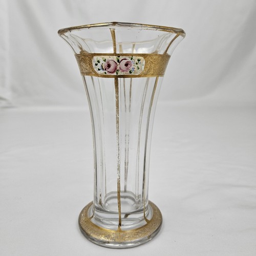 Antico vaso moser art déco - art,