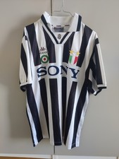 Juventus 1995-1996 Home Shirt Originale Full Patch Serie A Coppa Italia Rare