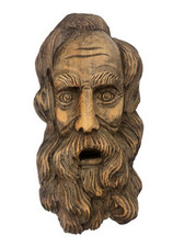Volto in Legno intagliato Antico