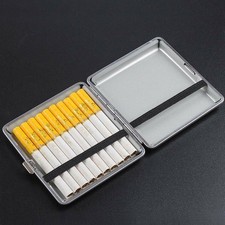 Portasigarette in pelle doppia