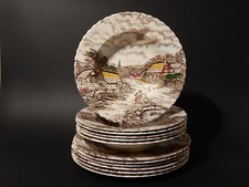 Antico servizio piatti - antico,