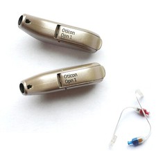 Batteria usata, sinistra e destra di Oticon OPN 1 miniRITE / 312 - spedizione USA