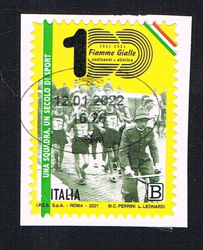 Italia francobollo atletica - francobollo,