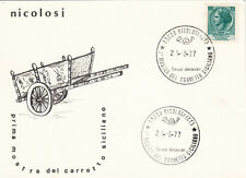 AS2829 - ANNULLO SPECIALE MOSTRA CARRETTO SICILIANO NICOLOSI CATANIA 1977