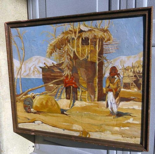 Quadro olio firmato kulikowski - quadro,