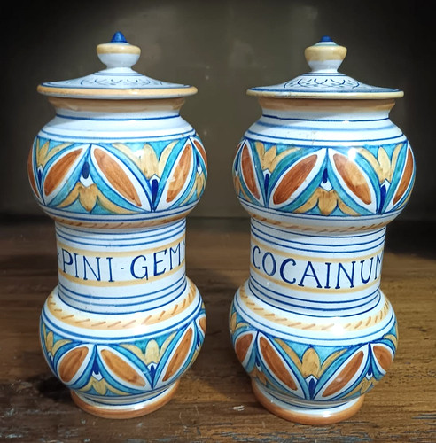 Deruta berna coppia vasi - coppia,