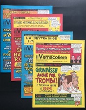 IL VERNACOLIERE, RIVISTA POLITICO SATIRICA MENSILE, ANNO 61, 4 numeri, 2021