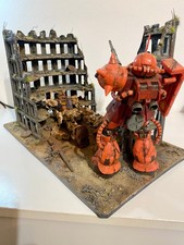 DIORAMA BANDAI GUNDAM ZAKU WAR