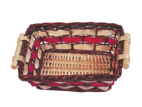 Cesta vimini rettangolare - cesta,