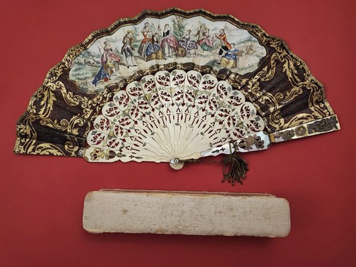 Ventaglio antico con - ventaglio,