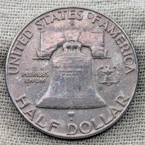 1960 franklin mezzo dollaro - d,