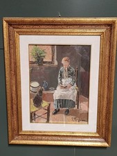 QUADRO DIPINTO A OLIO EPOCA 900