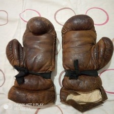 Vintage Brown Leather Boxing