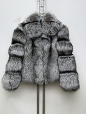 pelliccia volpe argentata