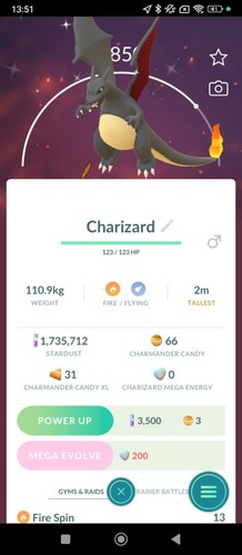 Charizard shiny dracaufeu - shiny, /