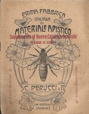 Catalogo Perucci Materiale Apistico  - Api  Apicoltura  1919 San Severino Marche