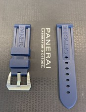 Cinturino GOMMA Per Panerai Logo 24 Mm…PANERAI RUBBER STRAP 24 Mm LUMINOR