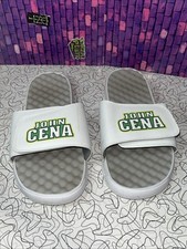 Islide John Cena Slides Adjustable WWE Wordmark Slides Size 10 Mens
