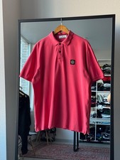 Polo Stone Island rosa taglia