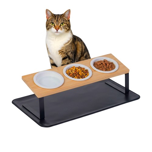 Set ciotole rialzato per - , gatti