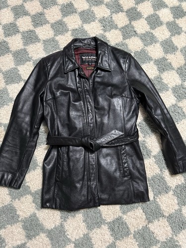 Wilsons giacca pelle vintage - giacca,