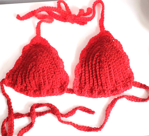 Bikini top coppa lavorato a - bikini,