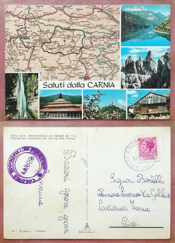 Saluti dalla carnia 1974 - saluti,