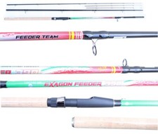 Canna Pesca Ledgering Feeder  Potente Mare Lago Fiume - 3.90Mt 120/150Gr