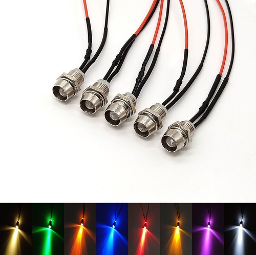 Indicatore led 8mm segnale - led,